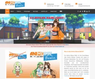 Animemesse.de(Anime Messe Babelsberg) Screenshot