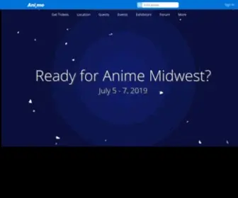 Animemidwest.com(Anime Midwest) Screenshot
