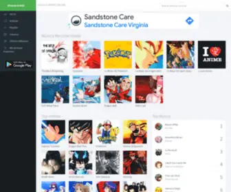 Animemusica.com(Escuchar Música Anime Gratis) Screenshot