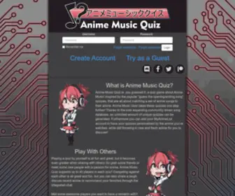 Animemusicquiz.com(Amq) Screenshot