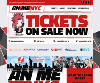Animenyc.com(Anime NYC) Screenshot