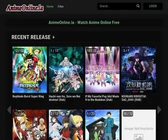 Animeonline.la(Watch Anime Online Free animeonline) Screenshot