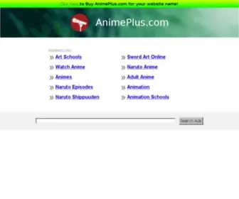 Animeplus.com(The Leading Anime Plus Site on the Net) Screenshot
