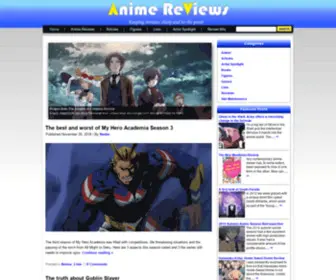 Animereviews.co(Anime Reviews) Screenshot