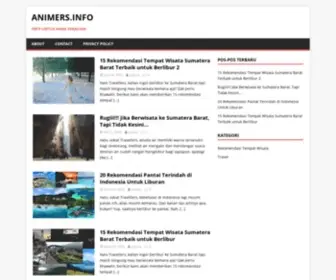 Animers.info(Premium blogger template safelink converter) Screenshot