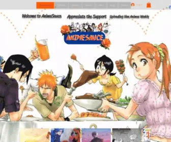 Animesauce.com(Home Page) Screenshot