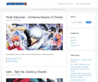 Animeschords.com(Animes Chords) Screenshot