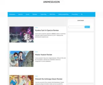 Animeseason.website(Animeseason 2021) Screenshot