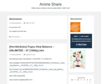 Animeshare.cf(Anime share) Screenshot