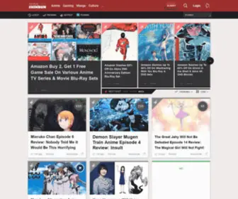 Animeshinbun.com(AnimeShinbun News) Screenshot