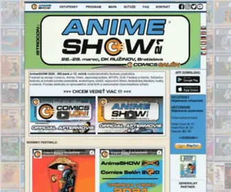 Animeshow.sk(Comics Salón & AnimeSHOW) Screenshot