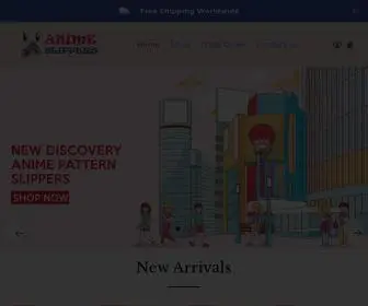 Animeslippers.com(Anime Slippers) Screenshot