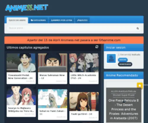 Animess.net(Animess) Screenshot