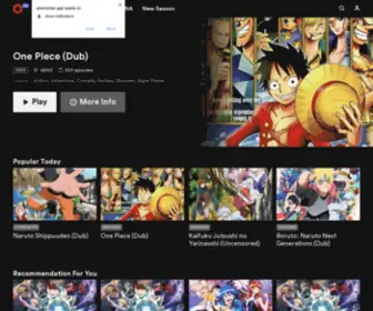 Animestar.app(Stream Subbed & Dubbed Animes Online for Free) Screenshot