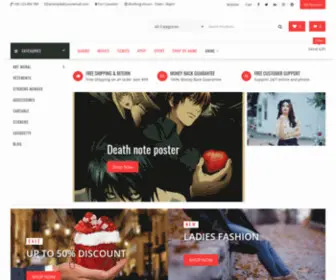 AnimeStore.ma(WordPress eCommerce Theme) Screenshot