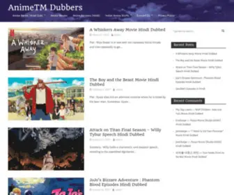 Animetmdubbers.in(AnimeTM Dubbers) Screenshot