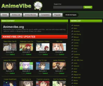 Animevibe.org(Animevibe) Screenshot