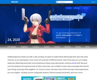 Animinneapolis.com(Anime Minneapolis) Screenshot