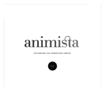 Animista.net(On-Demand CSS Animations Library) Screenshot