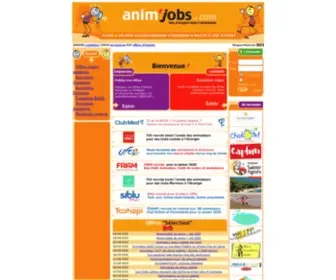 Animjobs.com(Emploi animation formation BAFA) Screenshot