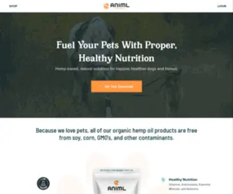 Animlwellness.com(CBD for dogs) Screenshot