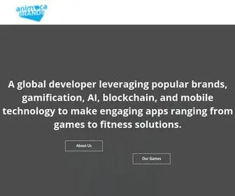 Animocabrands.com(Animoca Brands) Screenshot