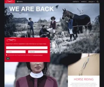 Animoitalia.com(Leading company in the production of equestrian clothing) Screenshot