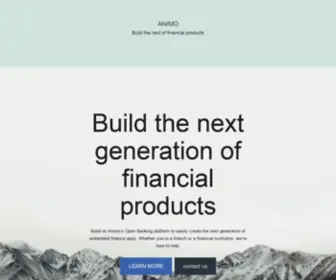 Animotechnology.com(Build the next of financial products) Screenshot