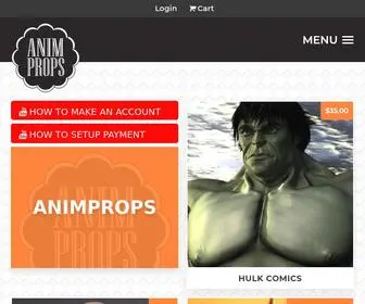 Animprops.com(Products Archive) Screenshot