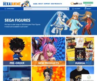 Animuk.co.uk(Official Anime Merchandise) Screenshot