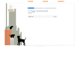 Animus.co.rs(Mi brinemo o zdravlju vaših kućnih ljubimaca) Screenshot