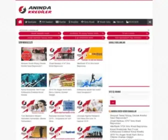 Anindakrediler.com(Anında kredi veren bankalar) Screenshot