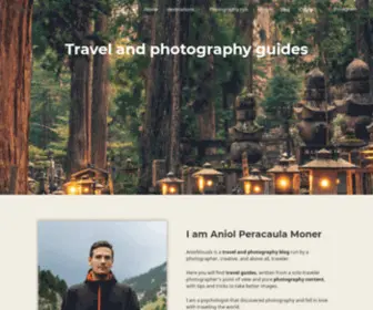 Aniolvisuals.com(Travel blog and Photography guides) Screenshot