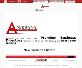 Anirbans.com(PREMIUM DOFOLLOW DIRECTORY) Screenshot