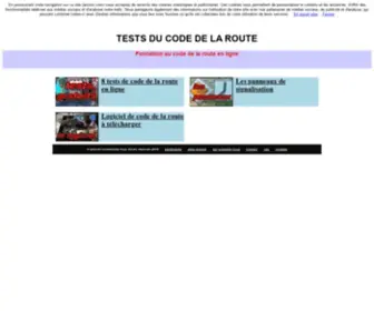 Anirom.com(Site de tests de code de la route) Screenshot