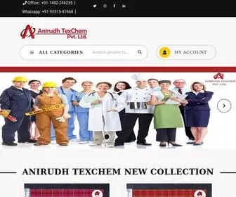 Anirudhtextile.com(Anirudh Texchem) Screenshot