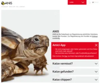 Anis.ch(ANIS Home) Screenshot
