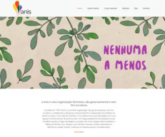 Anis.org.br(Anis) Screenshot