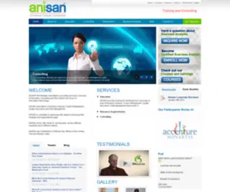 Anisans.com(Anisan Technologies) Screenshot