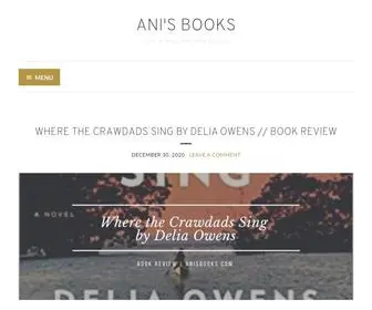 Anisbooks.com(Just a girl and her books) Screenshot