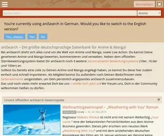 Anisearch.de(‒) Screenshot