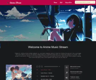 Anisics.stream(Server Landing) Screenshot