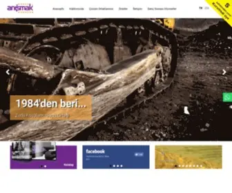 Anismak.com(Anadolu İş Makinaları) Screenshot