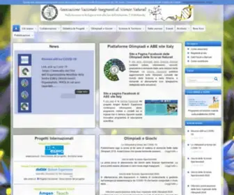 Anisn.it(Associazione nazionale insegnanti di scienze naturali) Screenshot