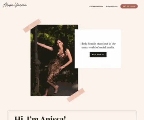 Anissayanira.com(Anissa Yanira) Screenshot