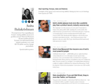 Anitabalakrishnan.com(Anita Balakrishnan) Screenshot