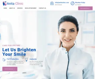 Anitaclinic.com(24/7 SERVICES) Screenshot