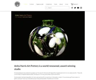 Anitaharrisartpottery.net(Anita Harris Art Pottery) Screenshot