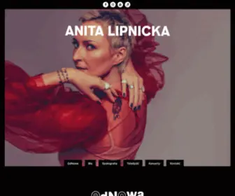 Anitalipnicka.com(Oficjalna strona Anity Lipnickiej) Screenshot