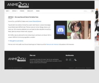 Anitalk.de(Soziales Netzwerk für Anime & Manga Fans) Screenshot